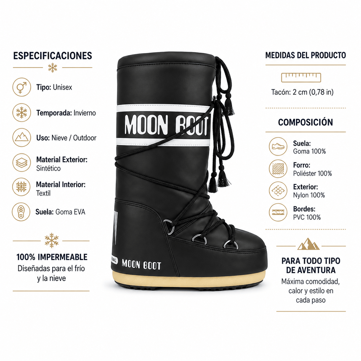 Ticket de Arriendo Botas Adulto Premium (Moon Boots)
