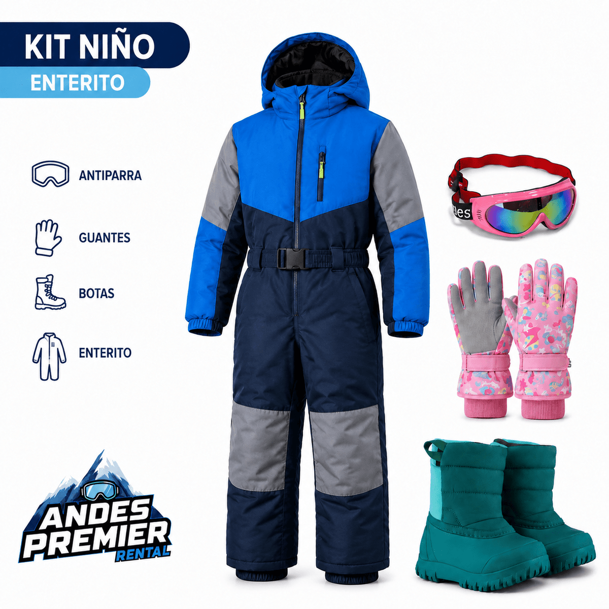Ticket Arriendo Kit Enterito Niño
