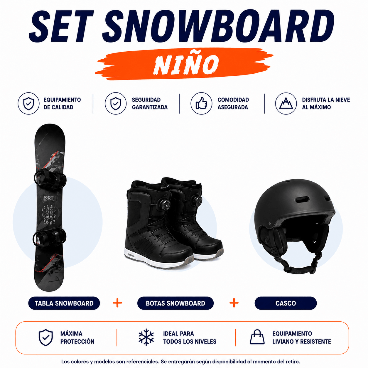 Kids Snowboard Kit Rental