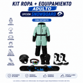 Ticket Arriendo Kit Ropa + Equipamiento Full Snowboard Adulto