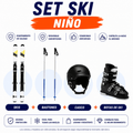 Ticket Aluguel Kit Esqui Infantil