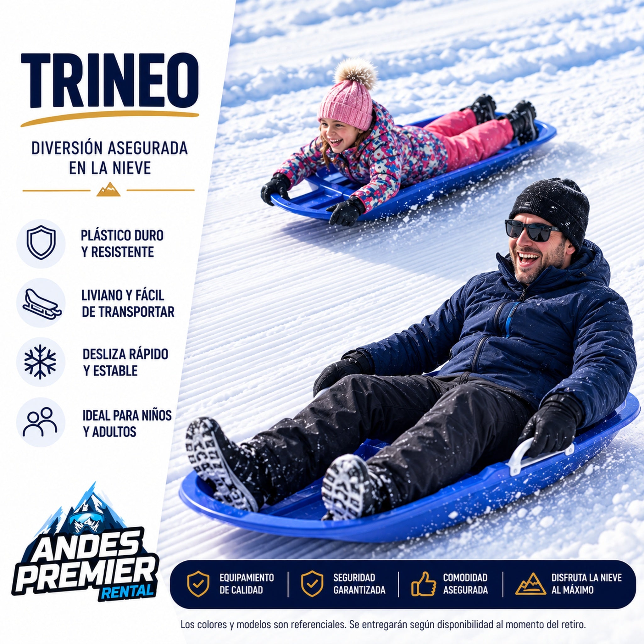 Ticket de Arriendo Trineo